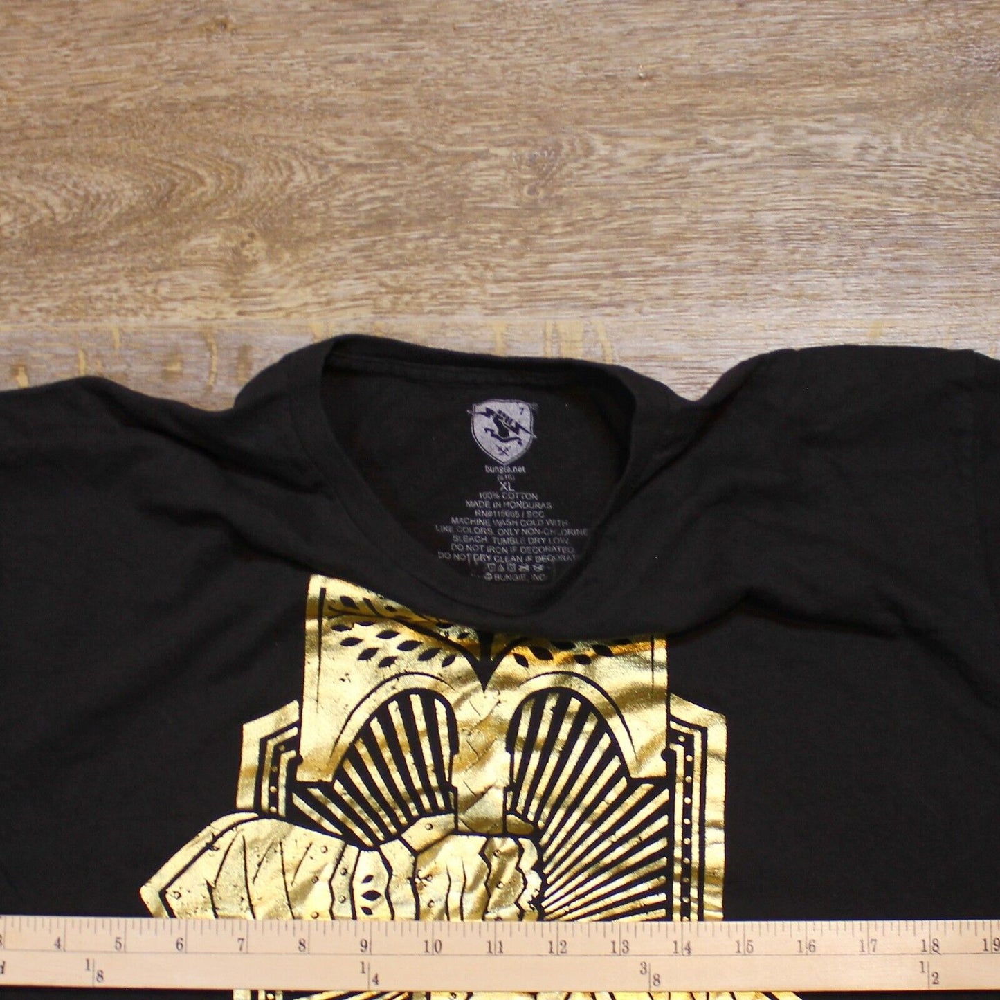 Destiny Rise of Iron Game T-Shirt Black/Gold Gamestop Exclusive- Men's Size XL