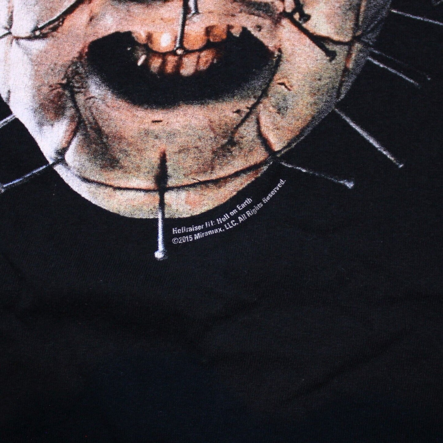 Hellraiser III: Hell on Earth 2015 Movie Promo Miramax Black Shirt-Mens XXL