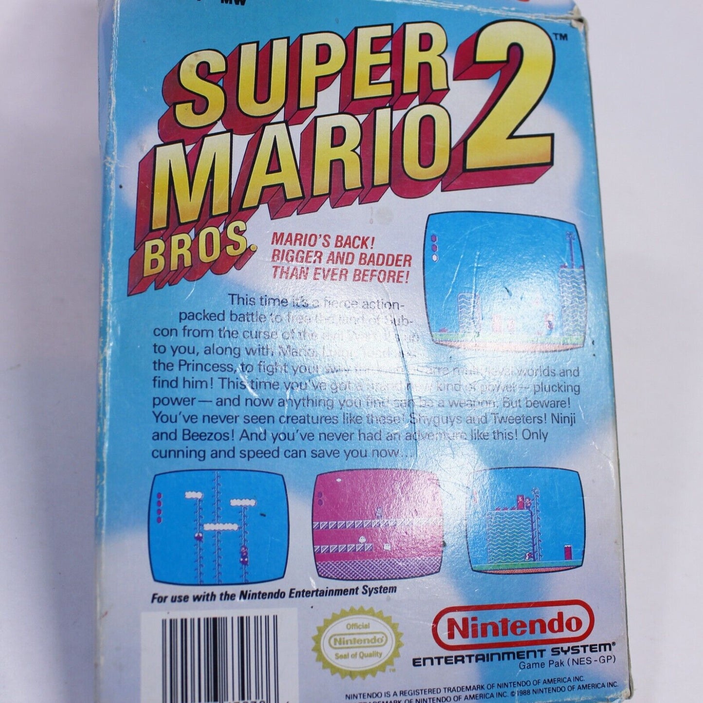Super Mario Bros. 2 (Nintendo, 1988) - U.S Release In Box