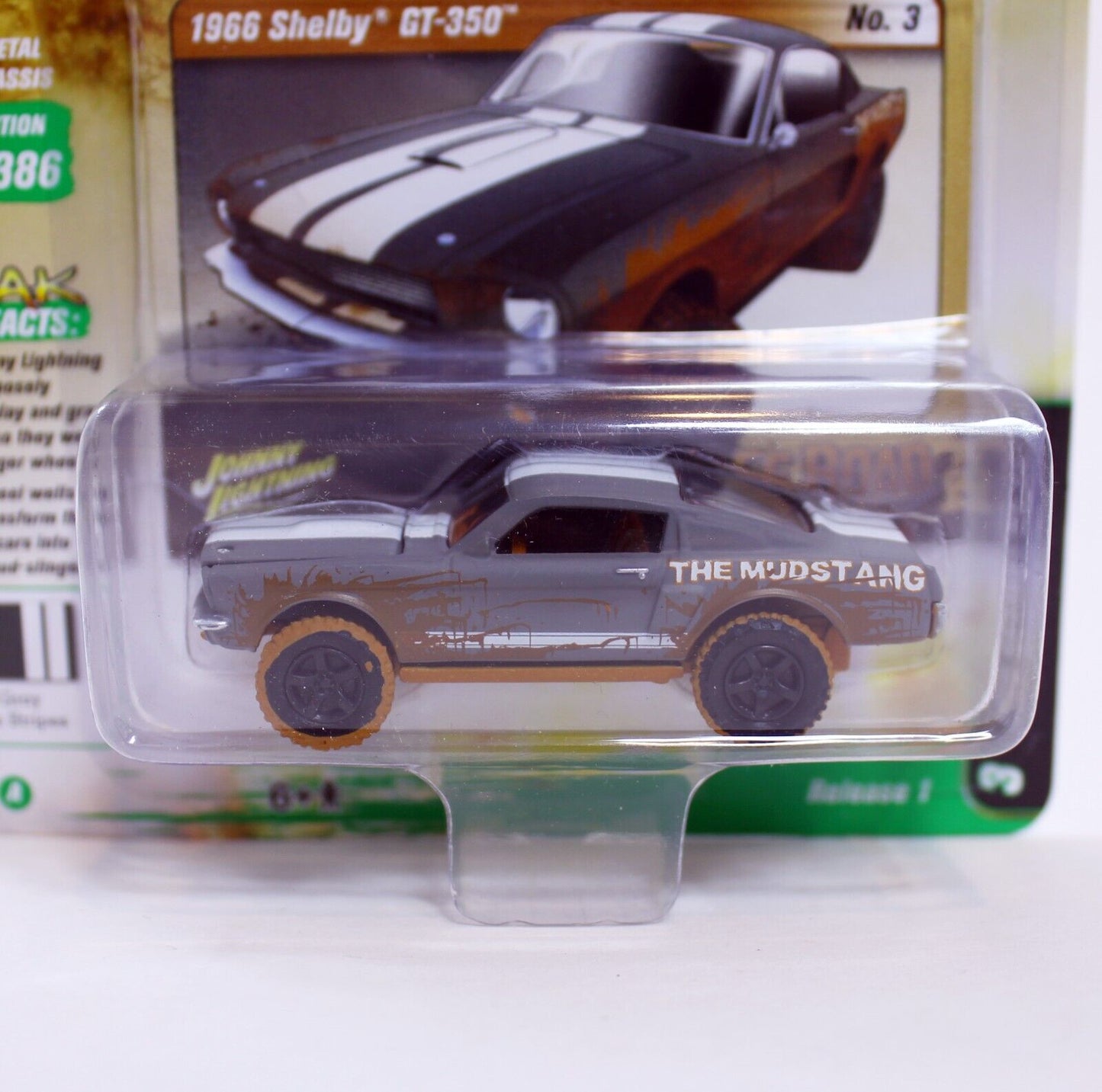 Johnny Lightning Street Freaks Off Road 1966 Shelby GT-350- Version A Release 1
