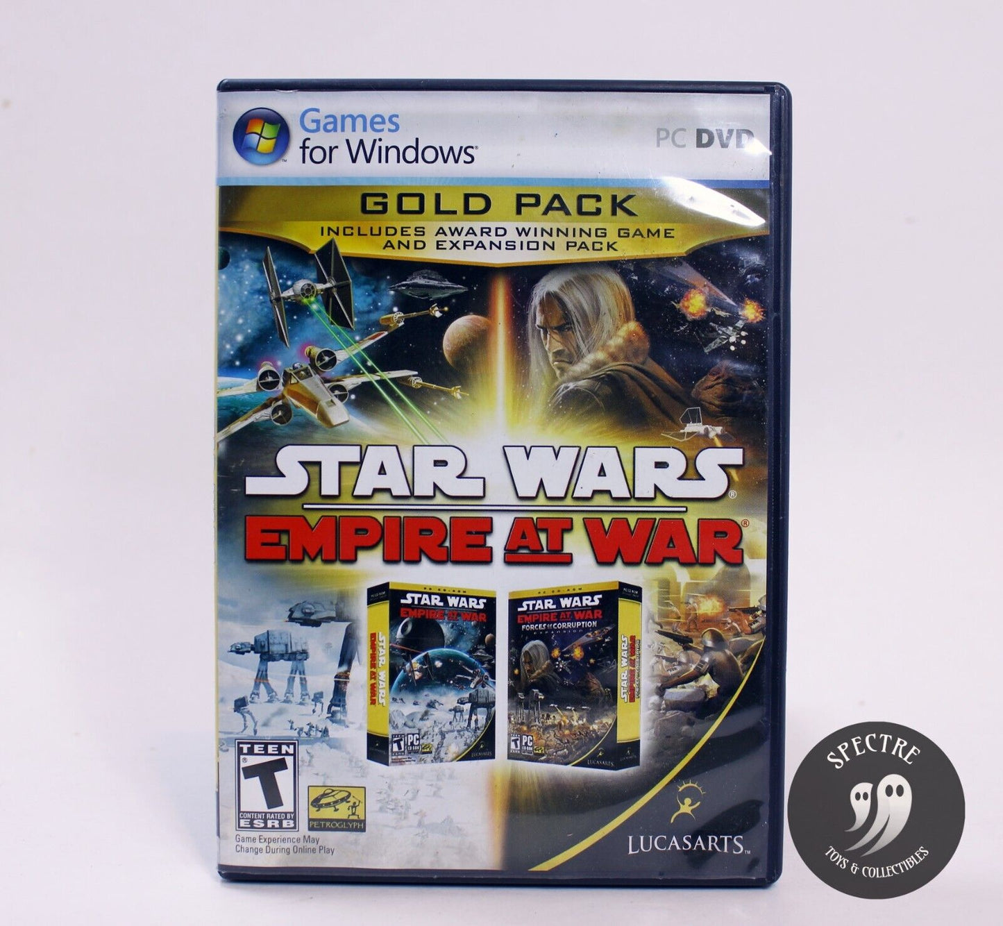 Star Wars: Empire at War Gold Pack Game for Windows (PC, 2007)-with Codes