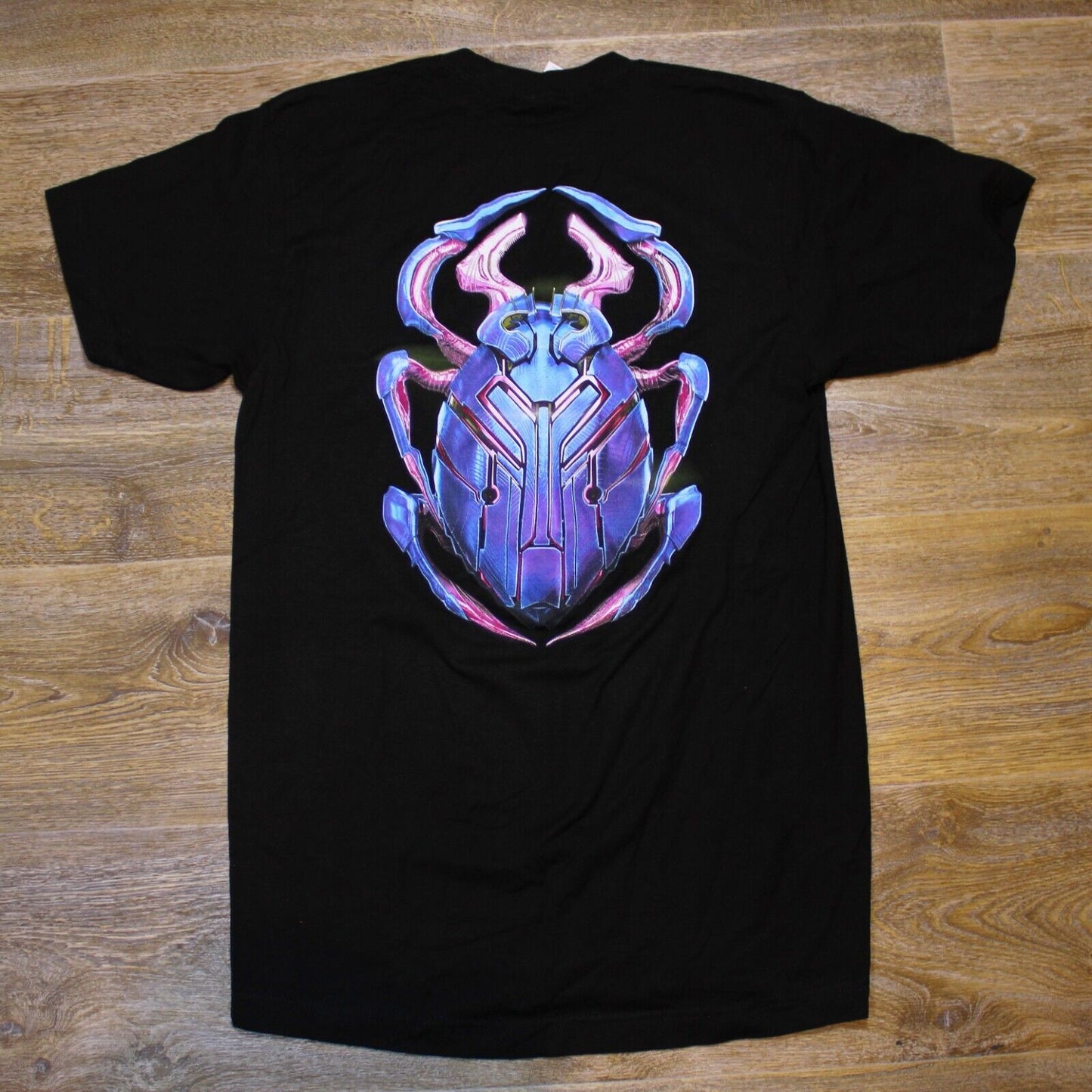 DC Blue Beetle In Theatres Promo Black T-Shirt- Men's Medium