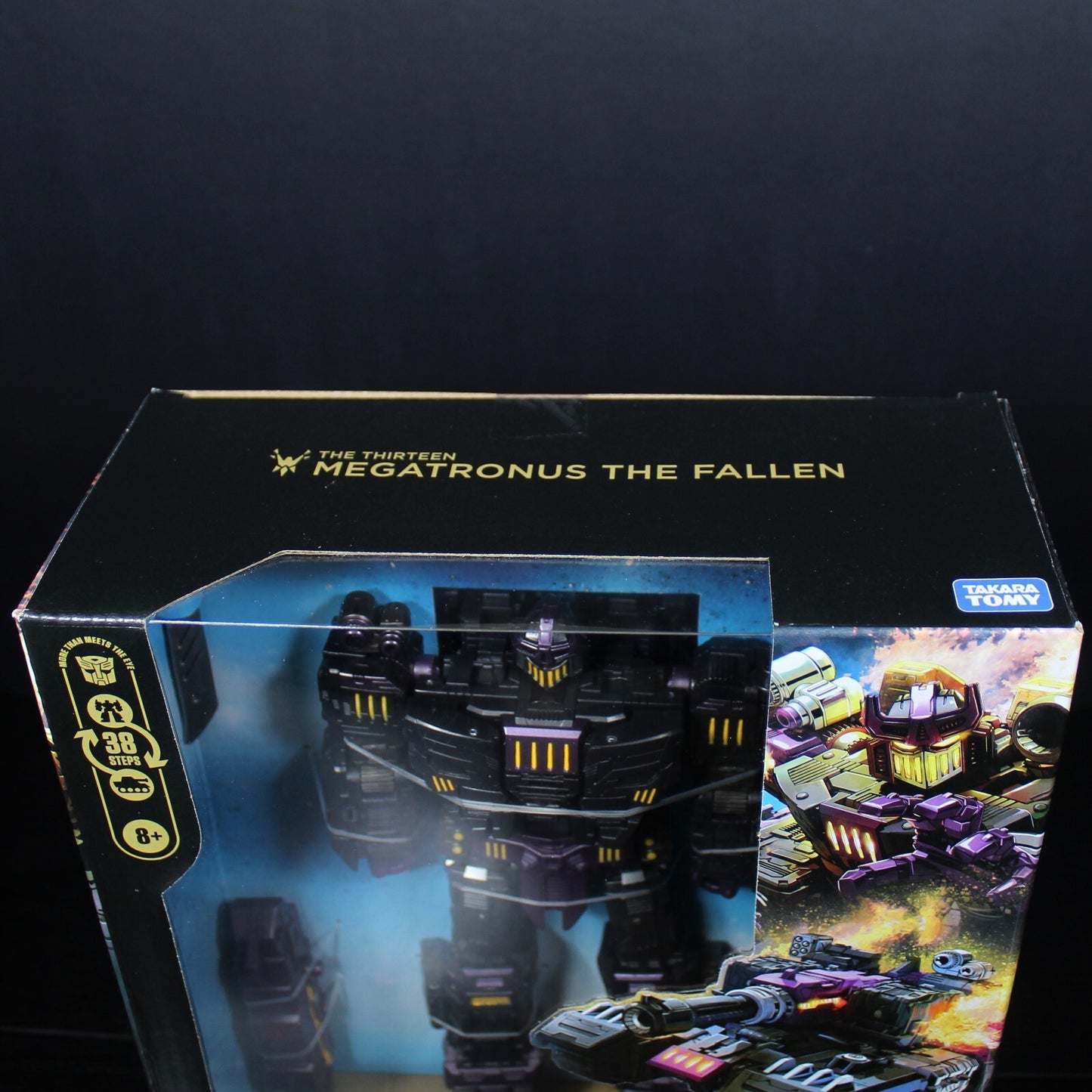 Megatronus The Fallen Transformers Age of The Primes Leader Class Figure- Takara
