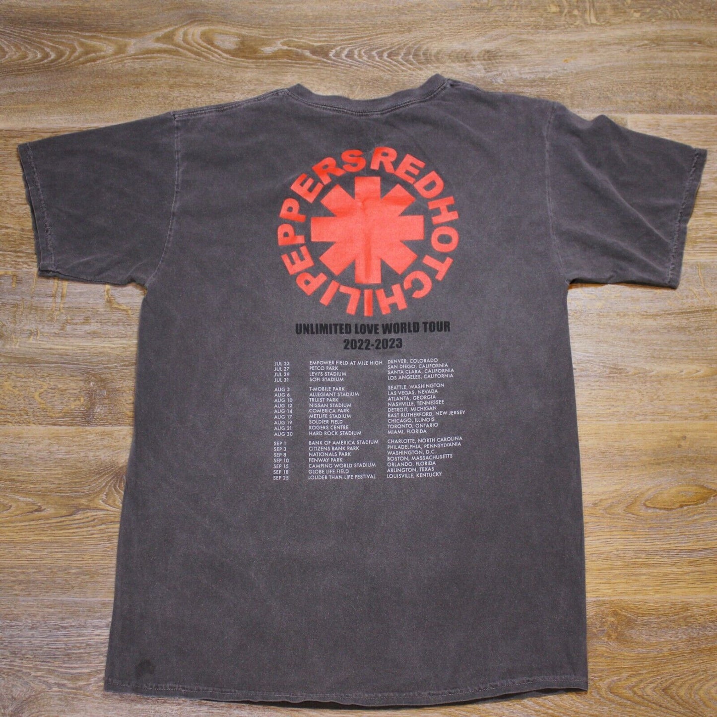 Red Hot Chili Peppers Unlimited Love Tour 2002-2003 Grey Shirt - Men's Medium