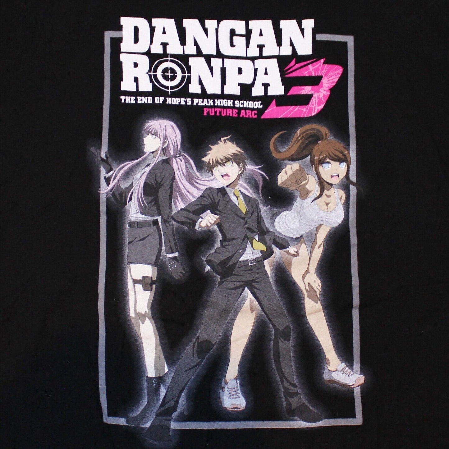 Danganronpa 3: The End of Hope's Trio T -Shirt Black -Men's Size Large