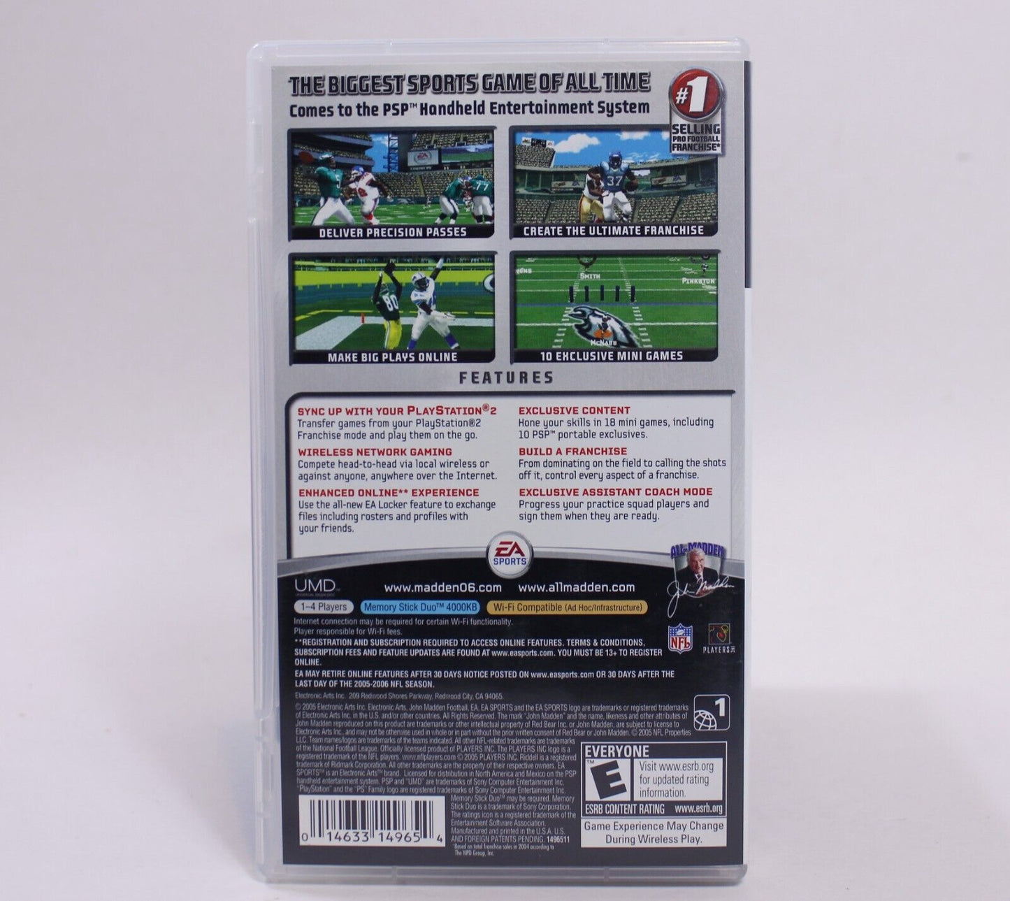 Madden NFL 06 (PSP, 2005) - UMD Video Game- Complete