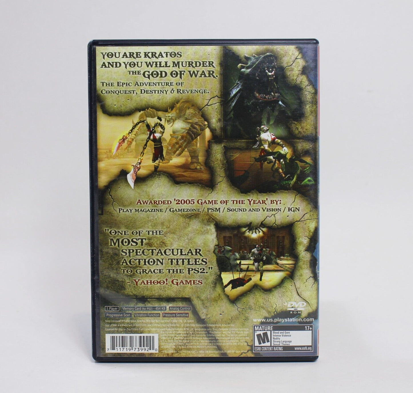 God Of War Greatest Hits (PS2, 2005) Complete