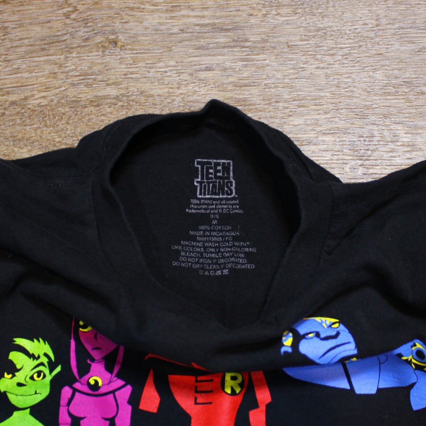 DC Teen Titans Cartoon Network Graphic Tee - Youth Medium
