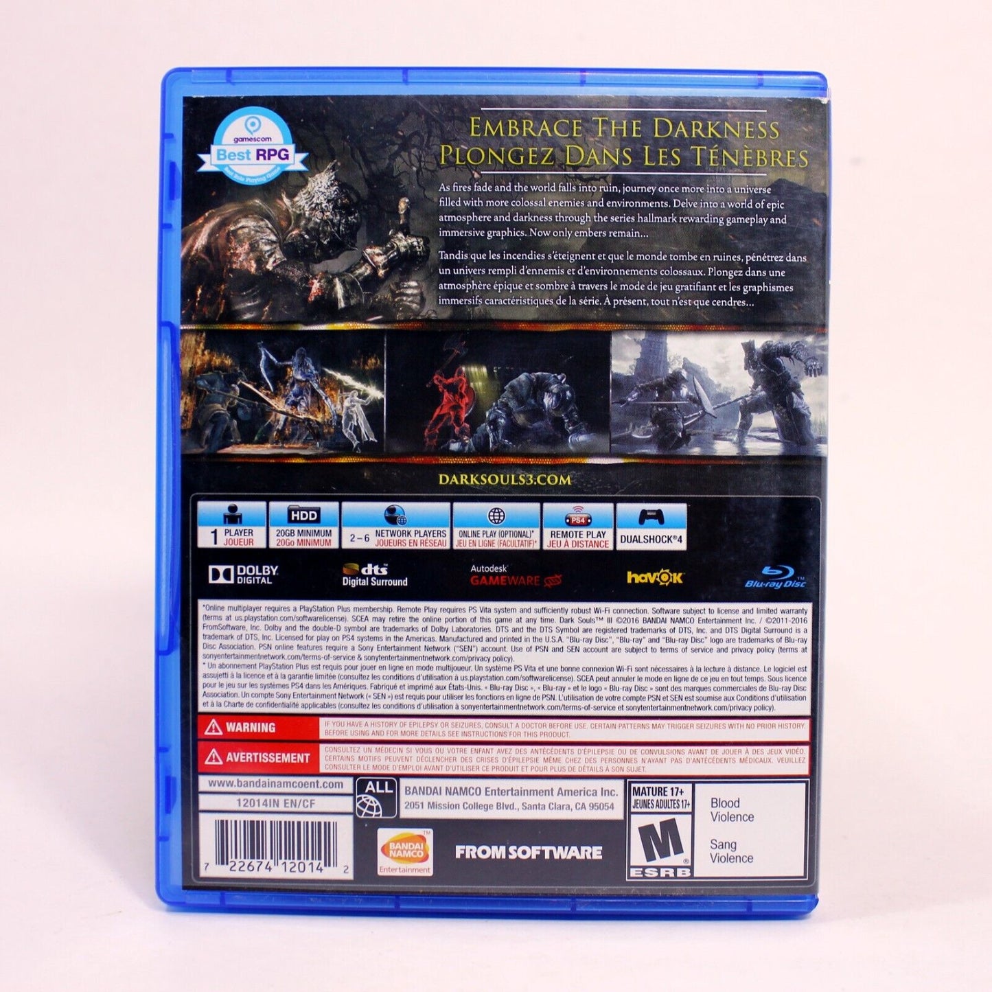 Dark Souls III (PS4, 2016)