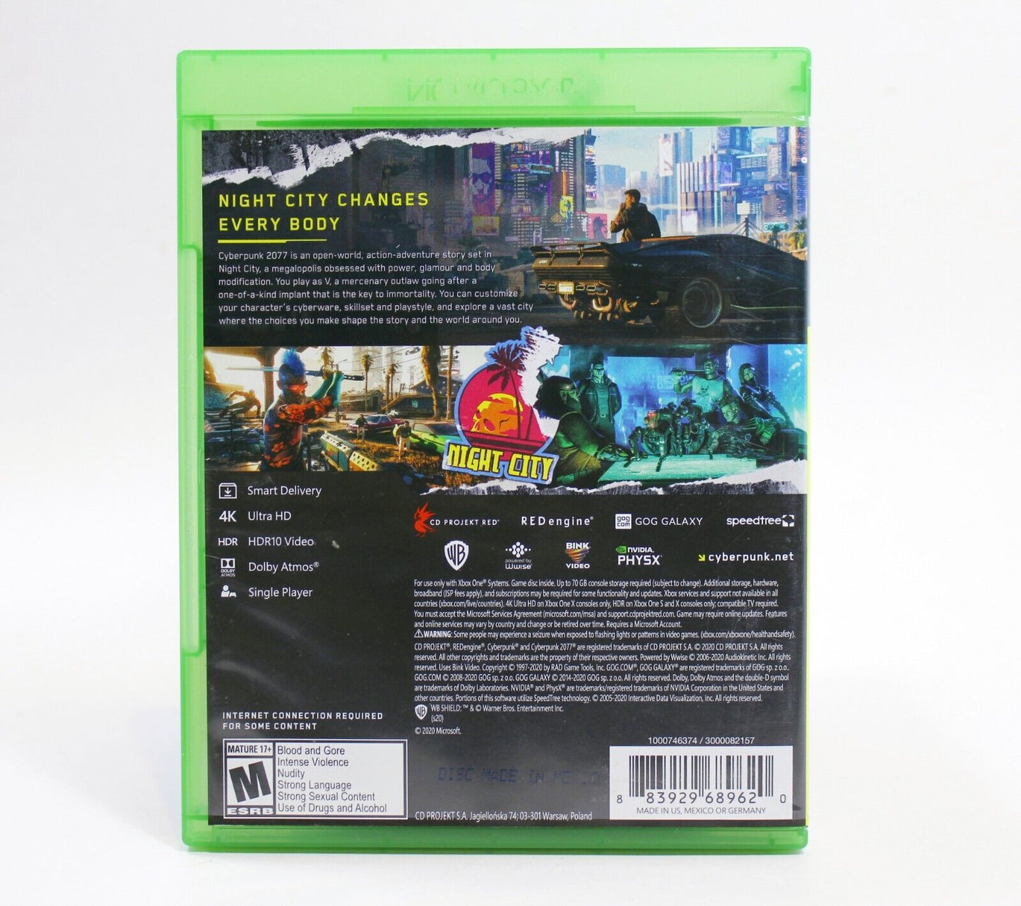 Cyberpunk 2077 (Xbox One, 2020)