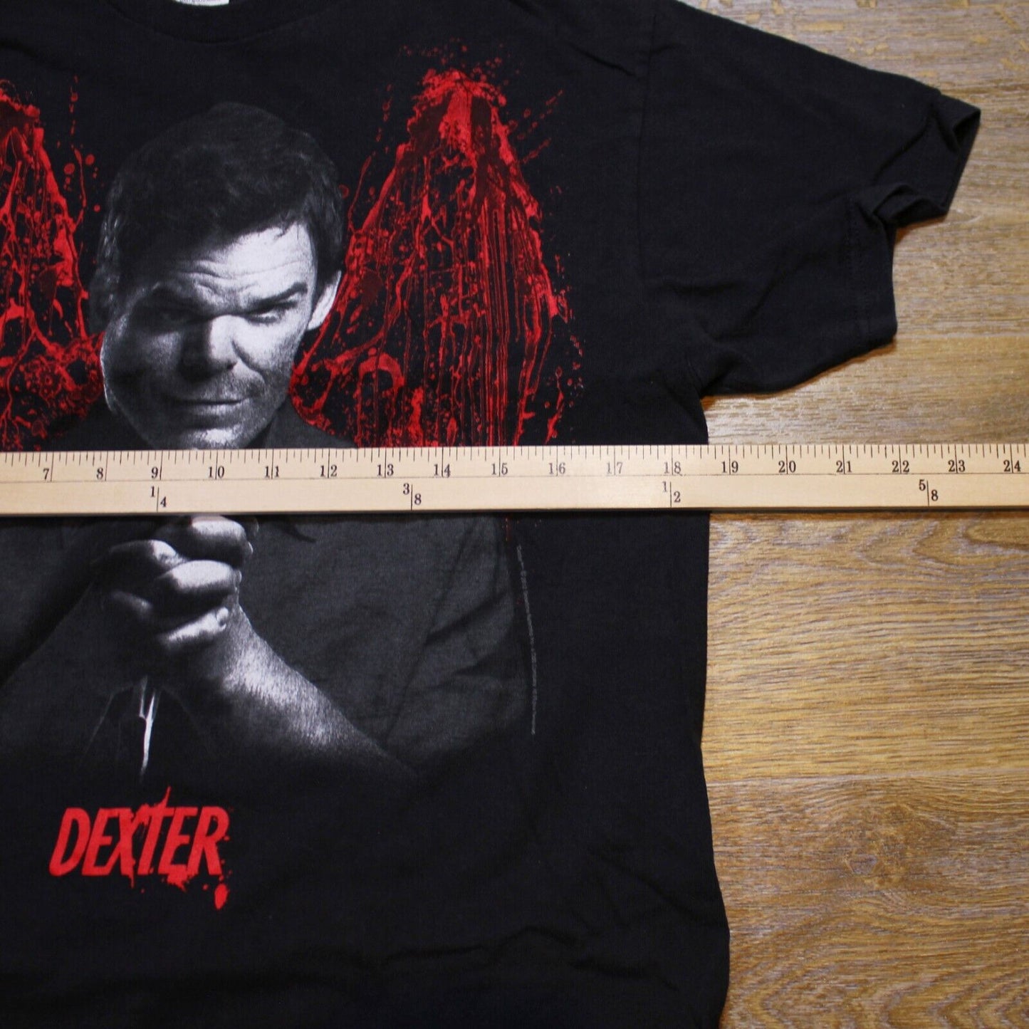Dexter TV Show Blood Angel Hot Topic Exclusive Black Shirt- Men's Size Medium