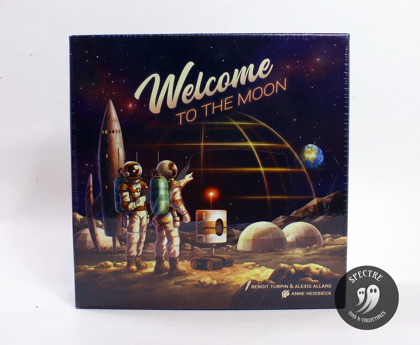 Welcome to the Moon! Blue Cocker Board Game-Brand New