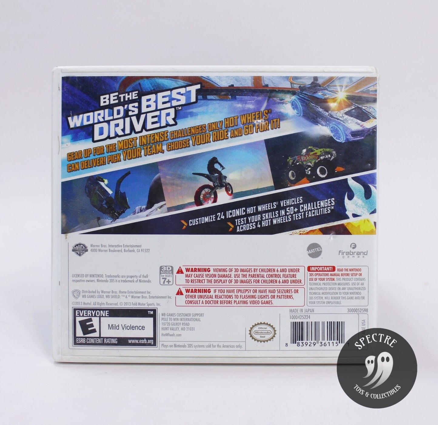 Hot Wheels: World's best Driver (Nintendo 3DS, 2013)