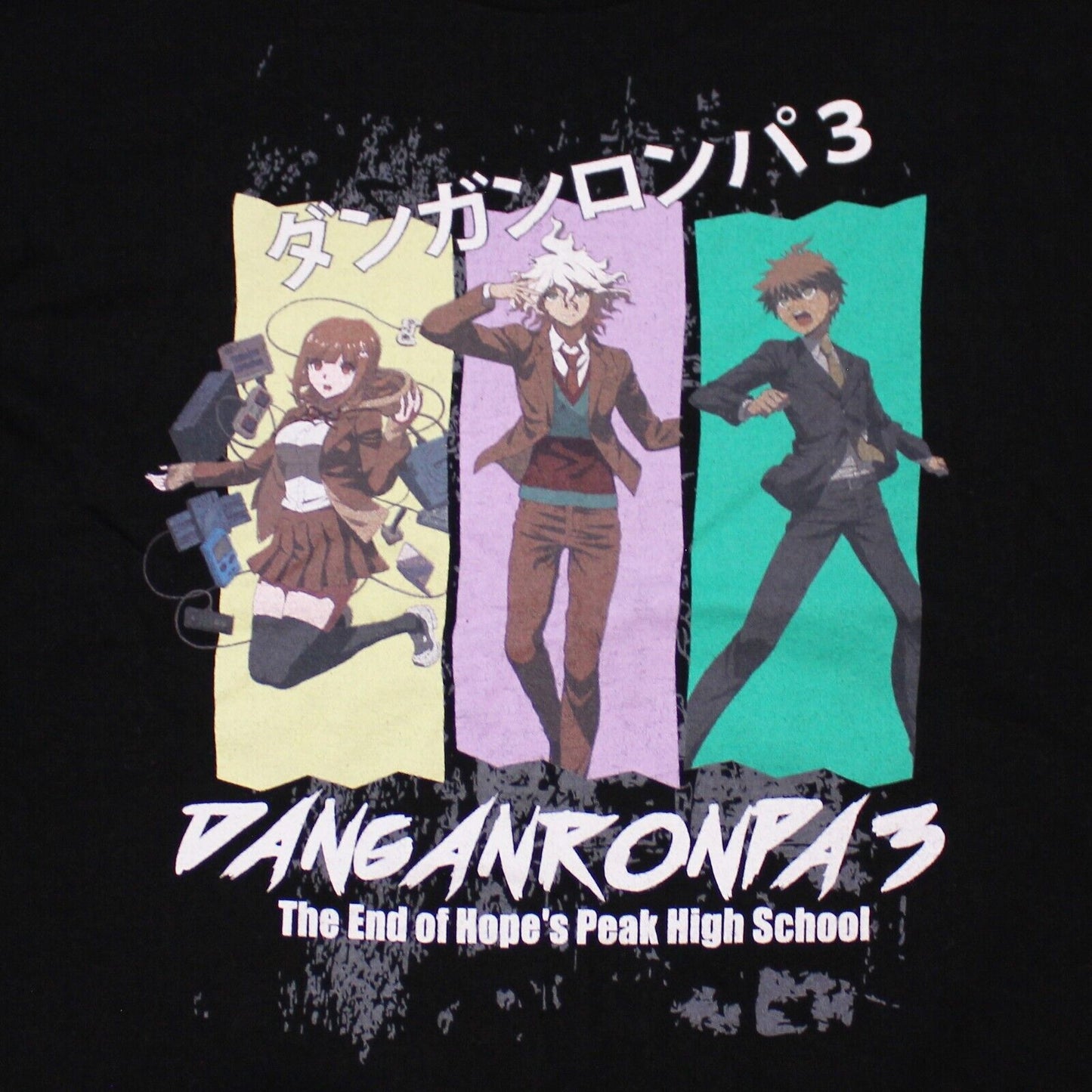 Danganronpa 3: The End of Hope's Peak T -Shirt Black -Men's Size Medium