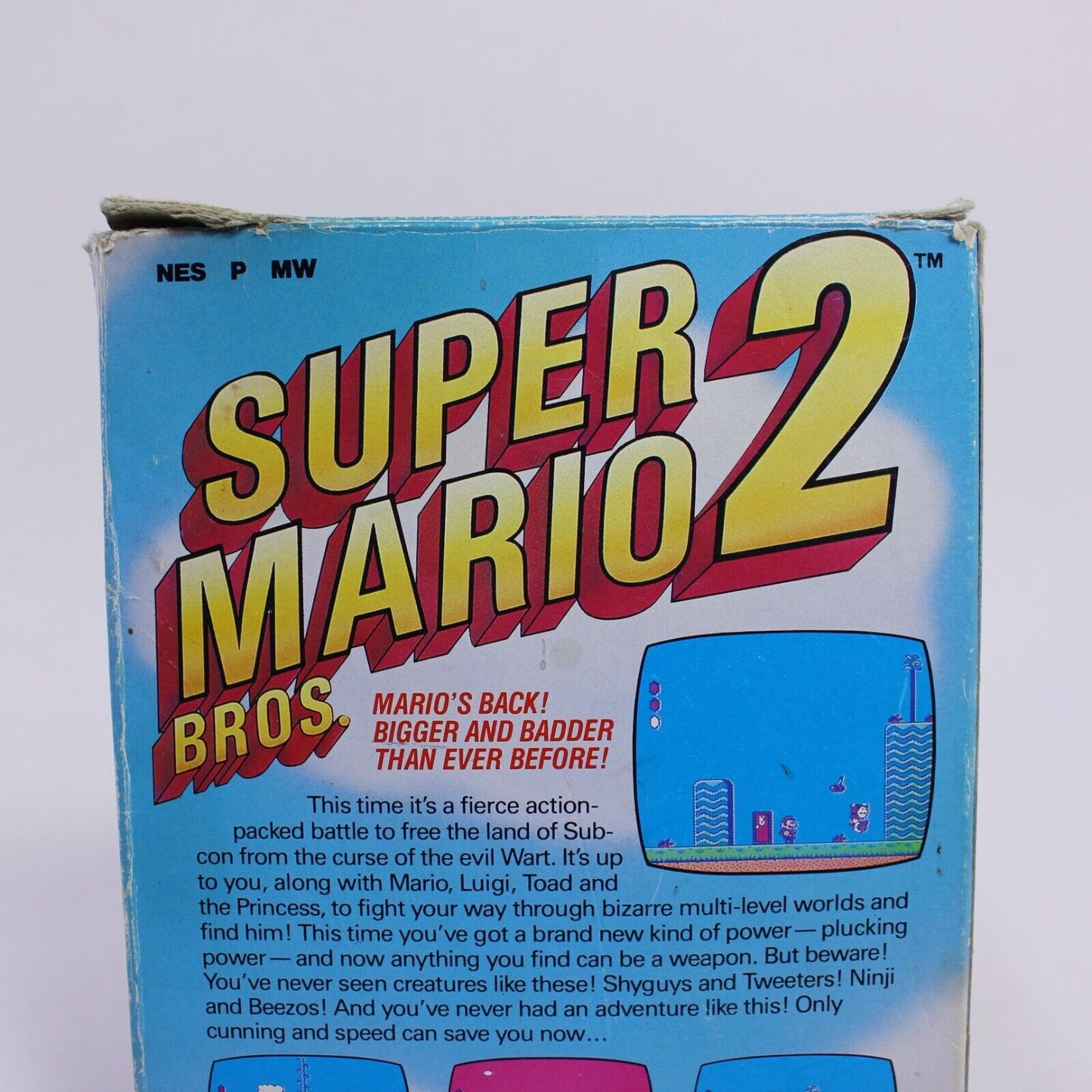 Super Mario Bros. 2 (Nintendo, 1988) - U.S Release In Box