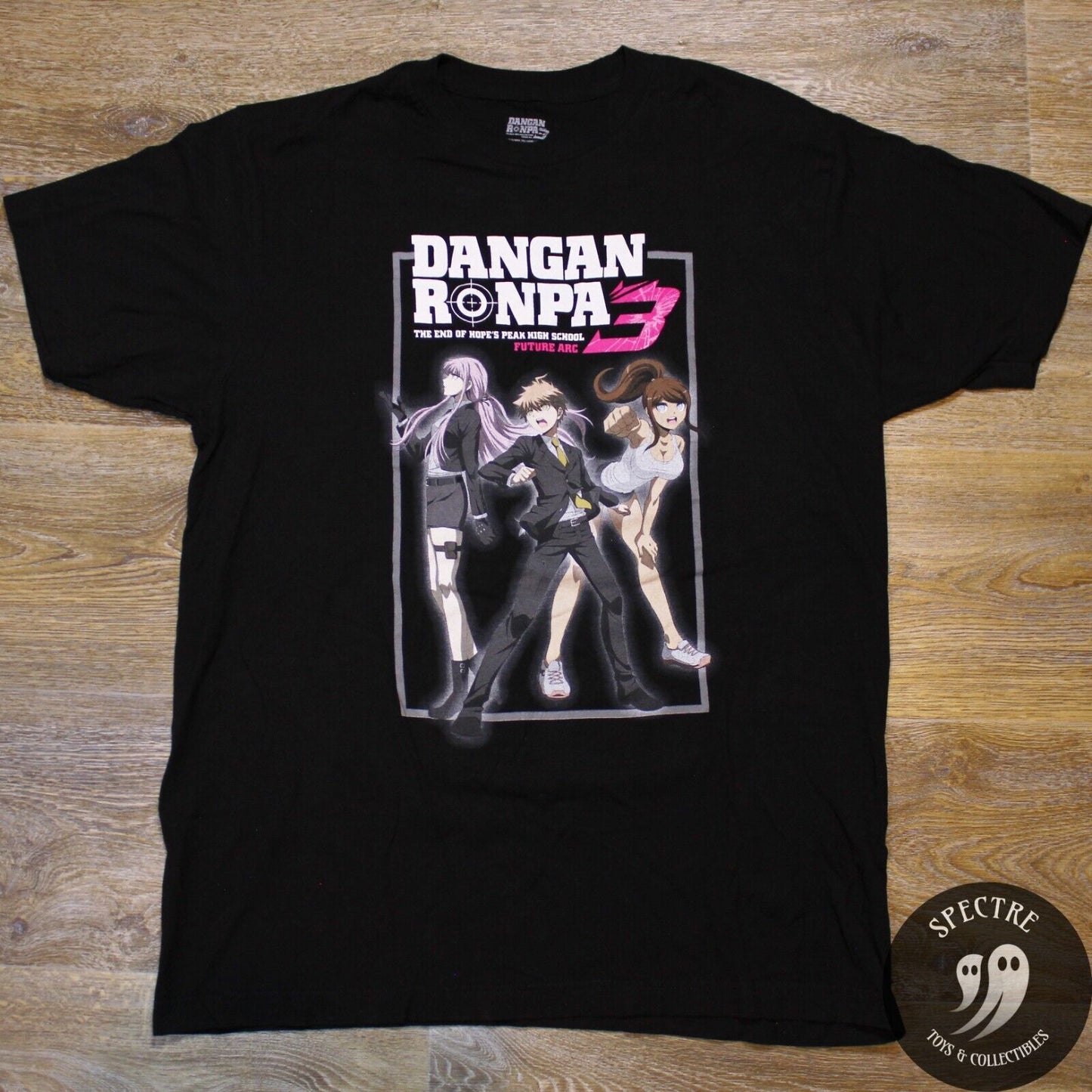 Danganronpa 3: The End of Hope's Trio T -Shirt Black -Men's Size Large