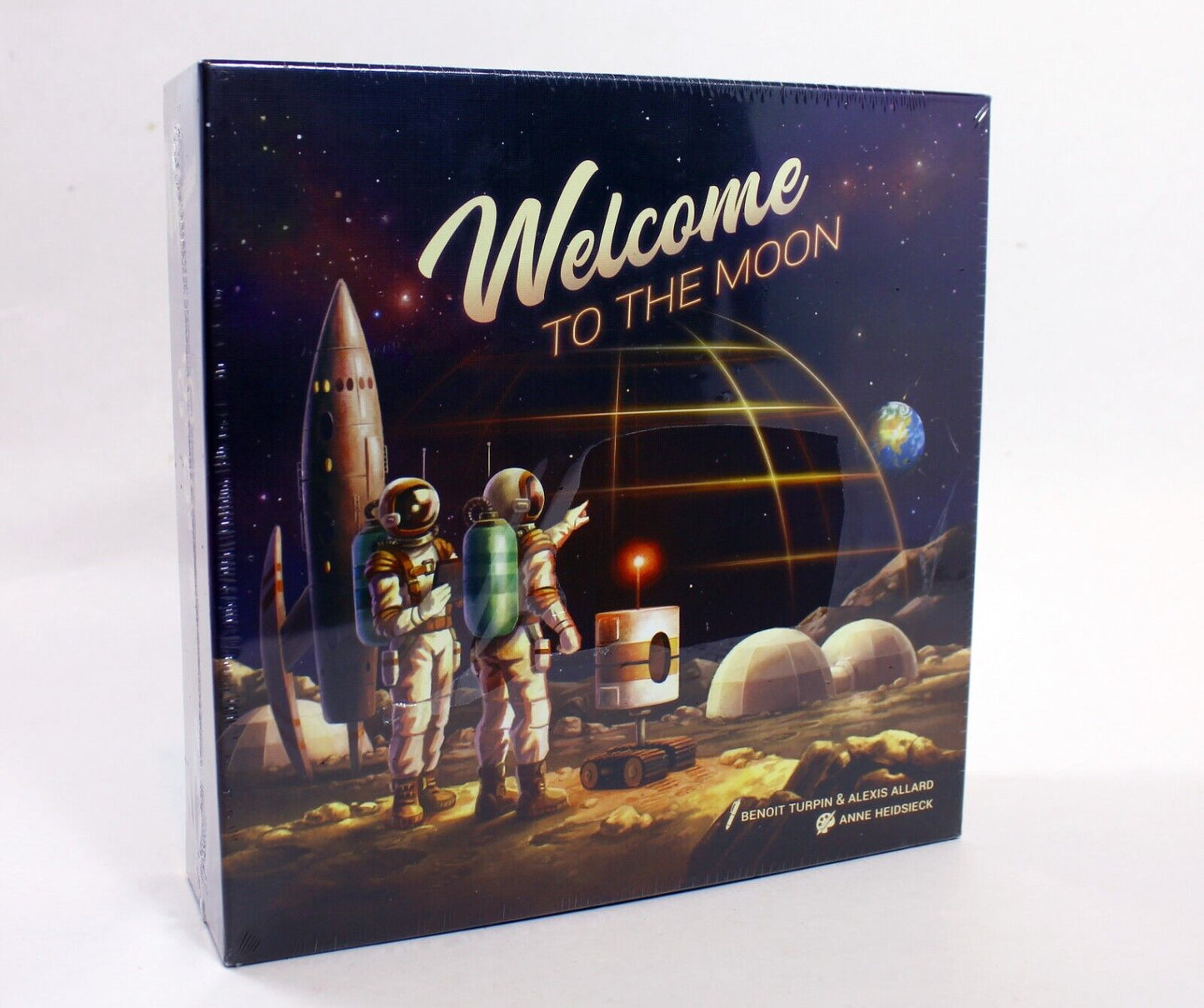 Welcome to the Moon! Blue Cocker Board Game-Brand New