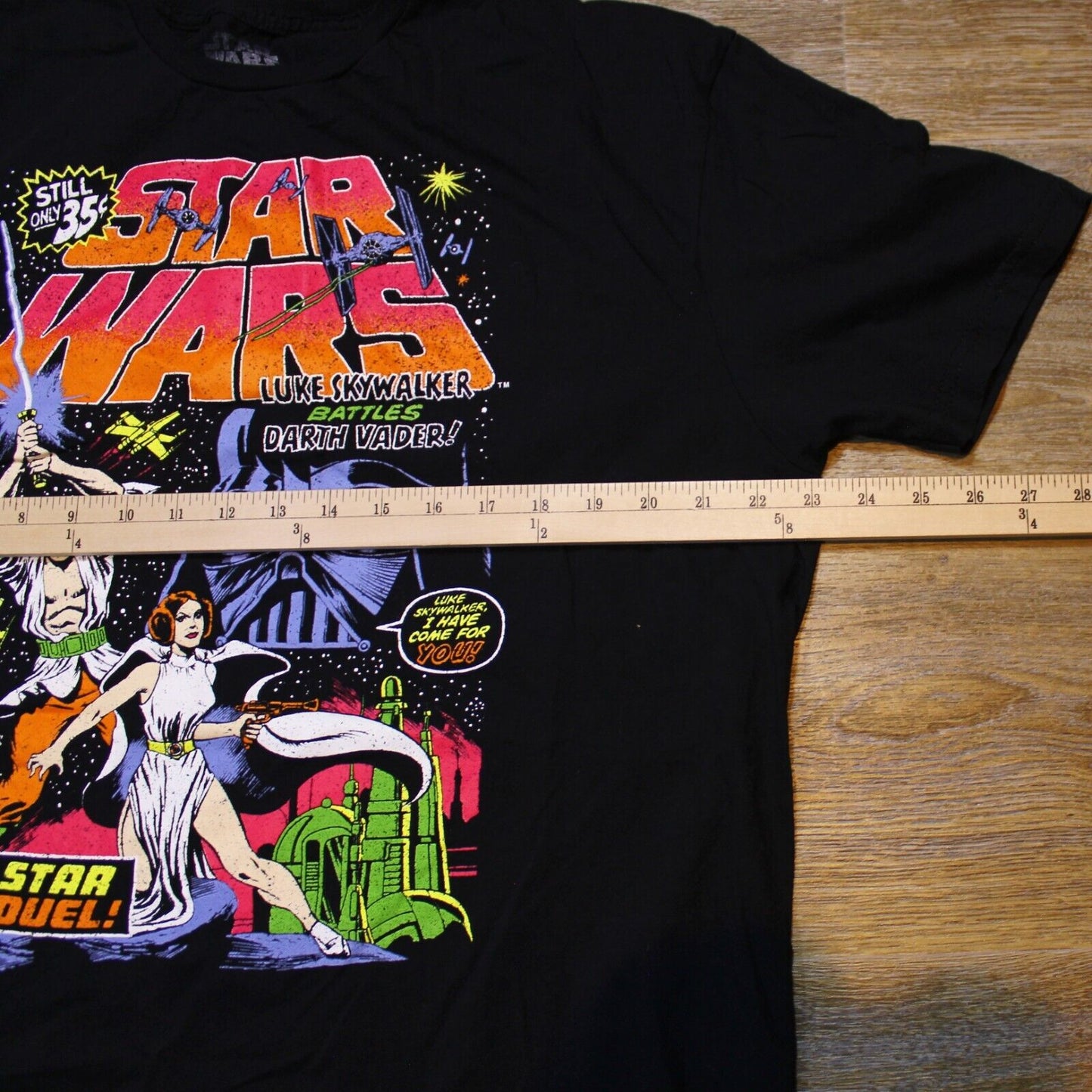 Mad Engine Star Wars Retro Comic Book Cover Graphic Shirt Black - Men's Size XL