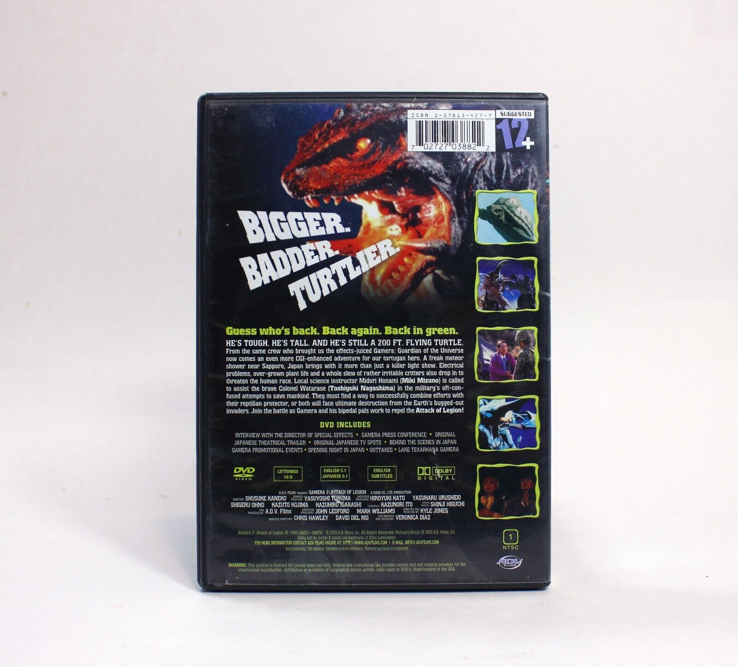 Gamera: Attack of Legion (DVD, 2003)