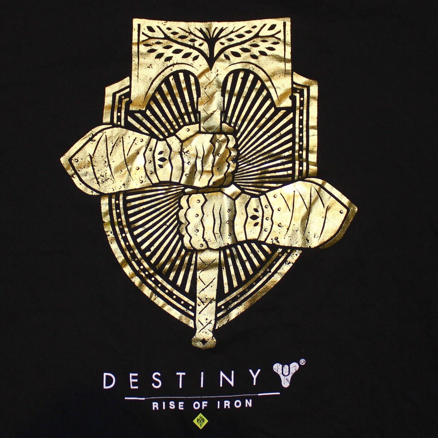 Destiny Rise of Iron Game T-Shirt Black/Gold Gamestop Exclusive- Men's Size XL