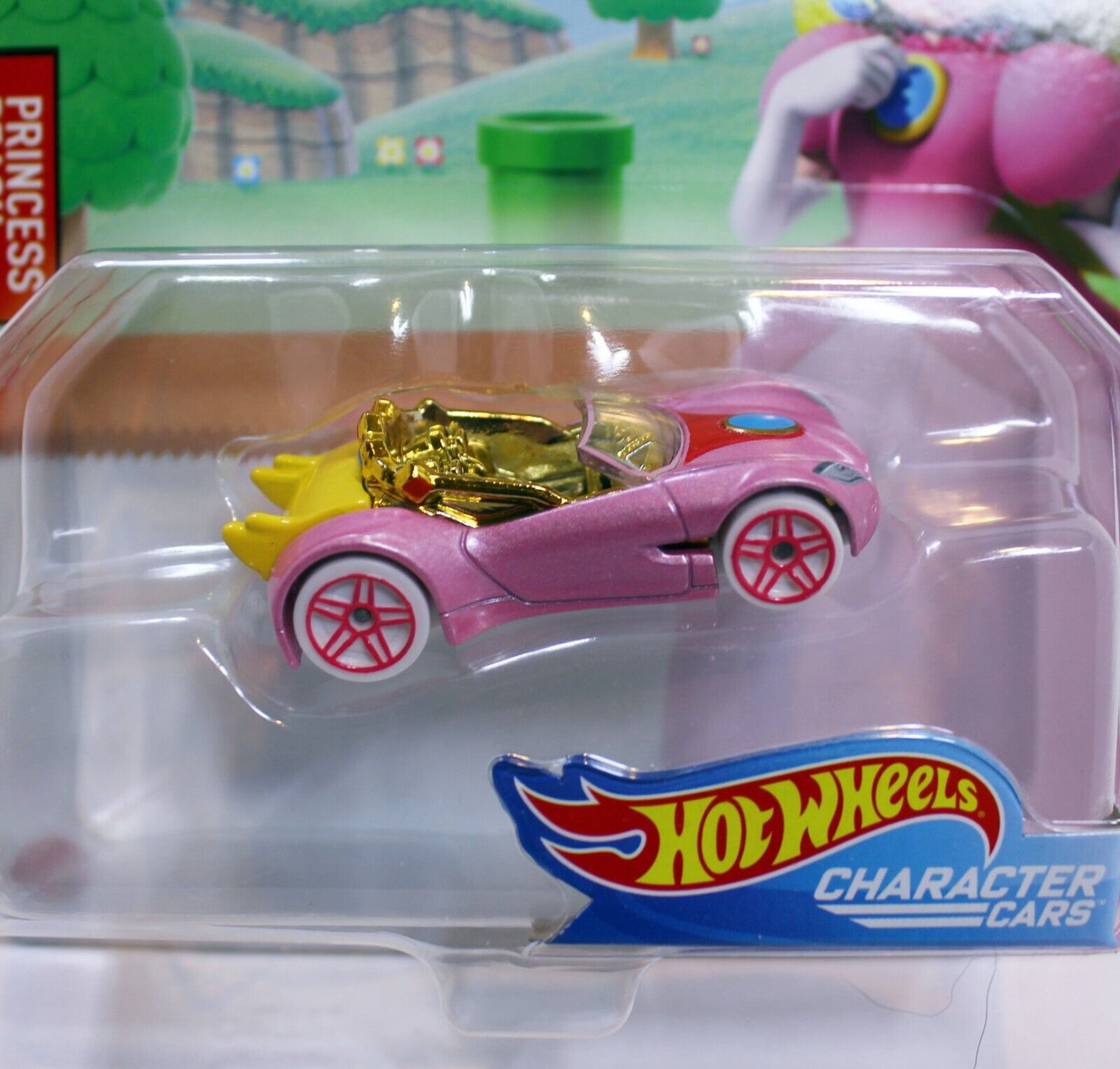 Hot Wheels Super Mario Donkey Kong, Luigi, Mario, Peach Character Cars