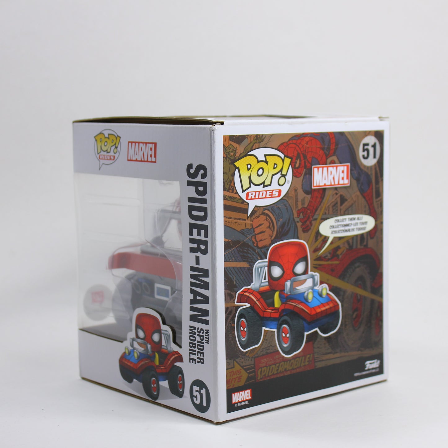 Funko Pop Marvel Spider-man with Spider mobile #51 Walgreens Exclusive