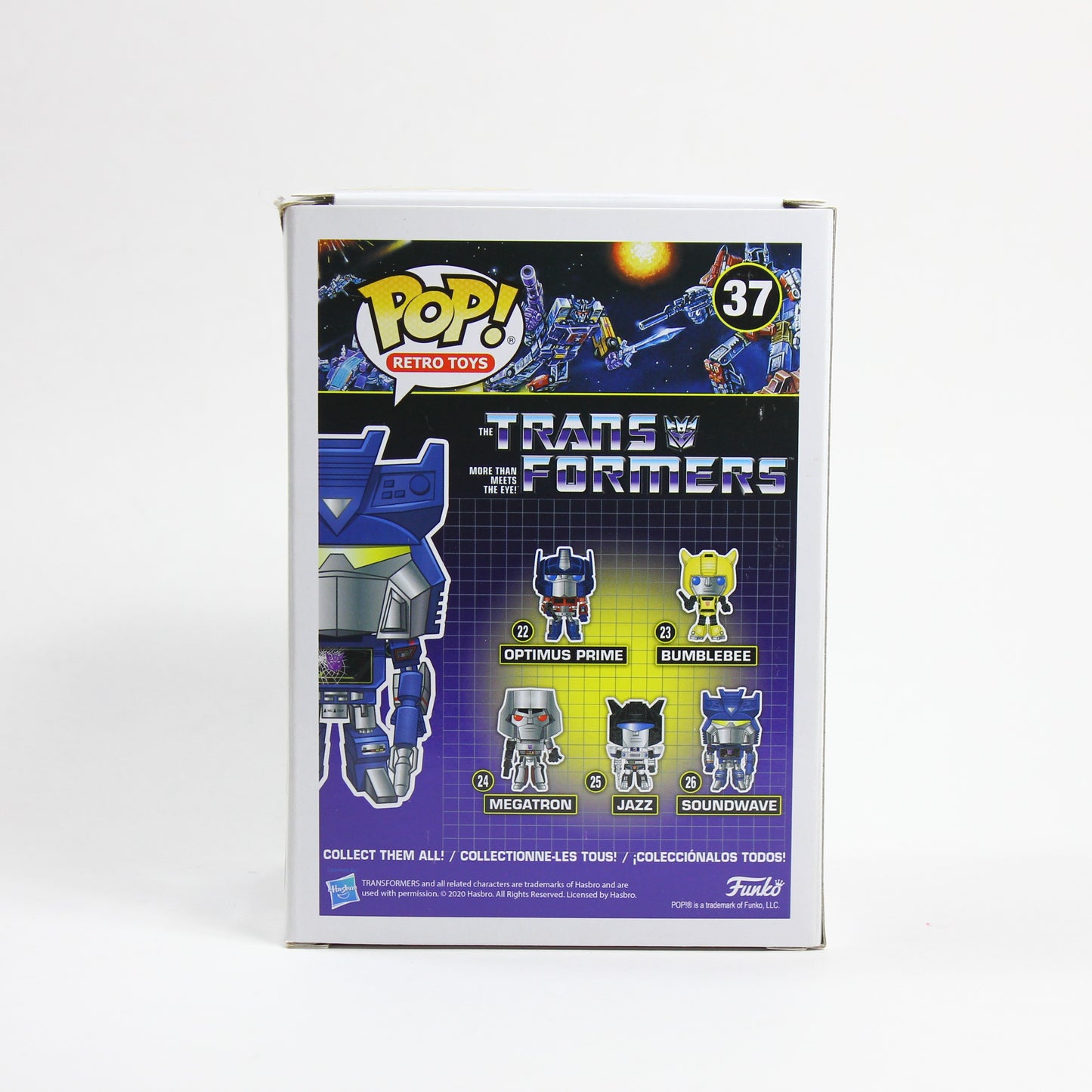 Funko Pop Transformers Soundwave # 37 Gamestop Exclusive