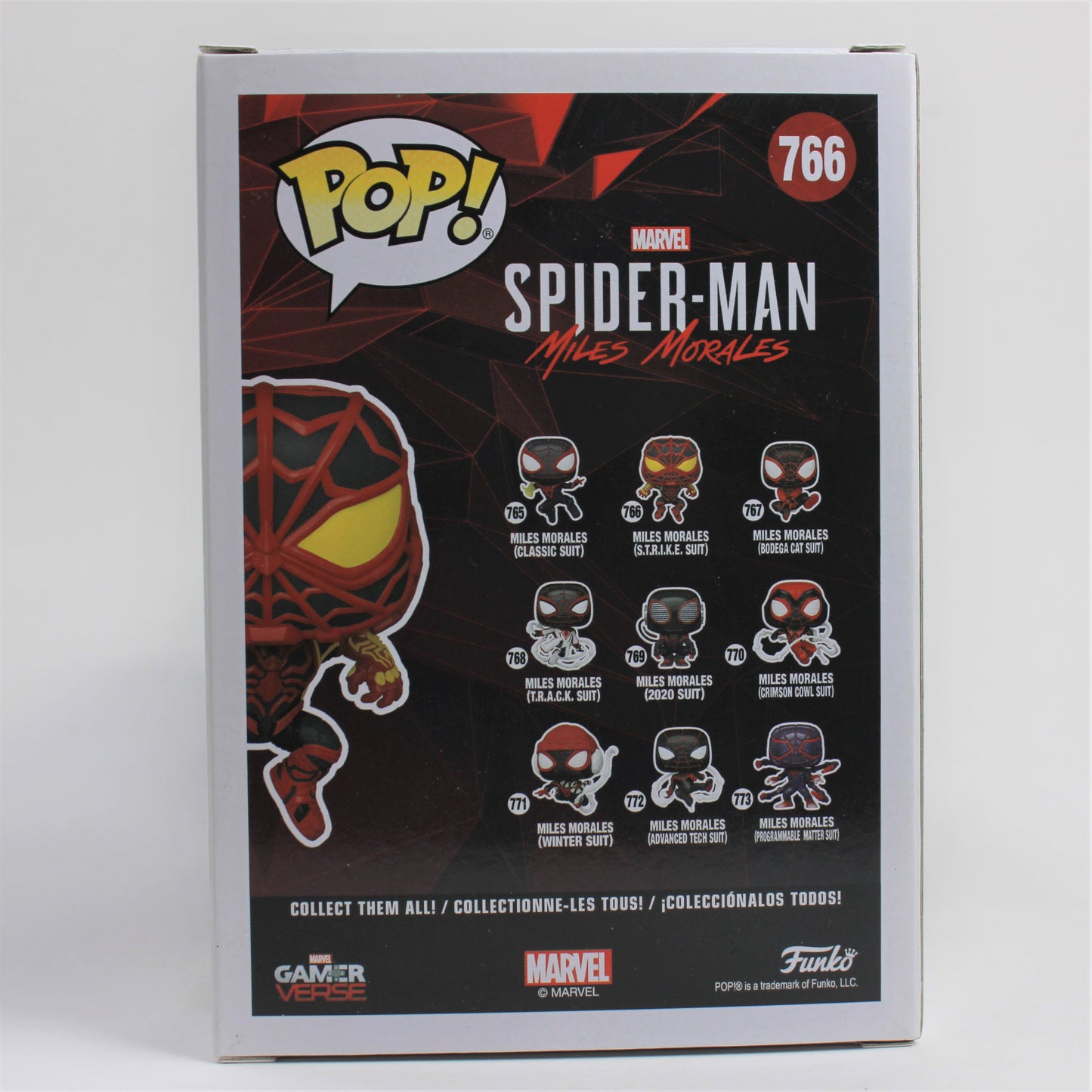 Funko Pop! Miles Morales (Strike Suit) Bobble-Head #766 Good
