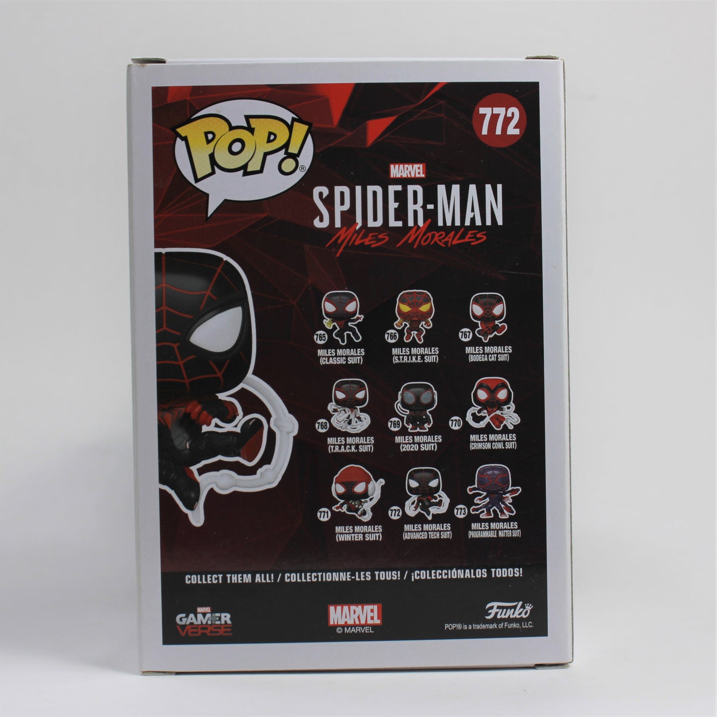 Funko Pop! Miles Morales (Advanced Tech Suit) Bobble-Head #772 Loose
