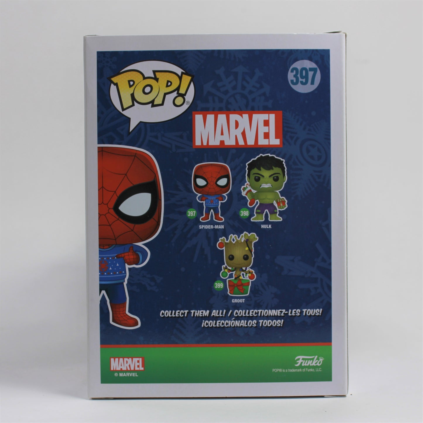 Funko Pop! Spider-Man Bobble-Head (Holiday) #397 Very Fine