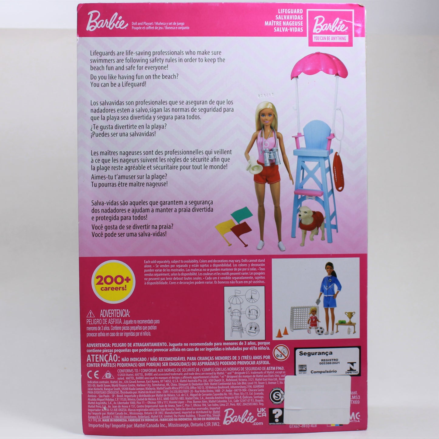 Barbie You Can be Anything 2020 Lifeguard