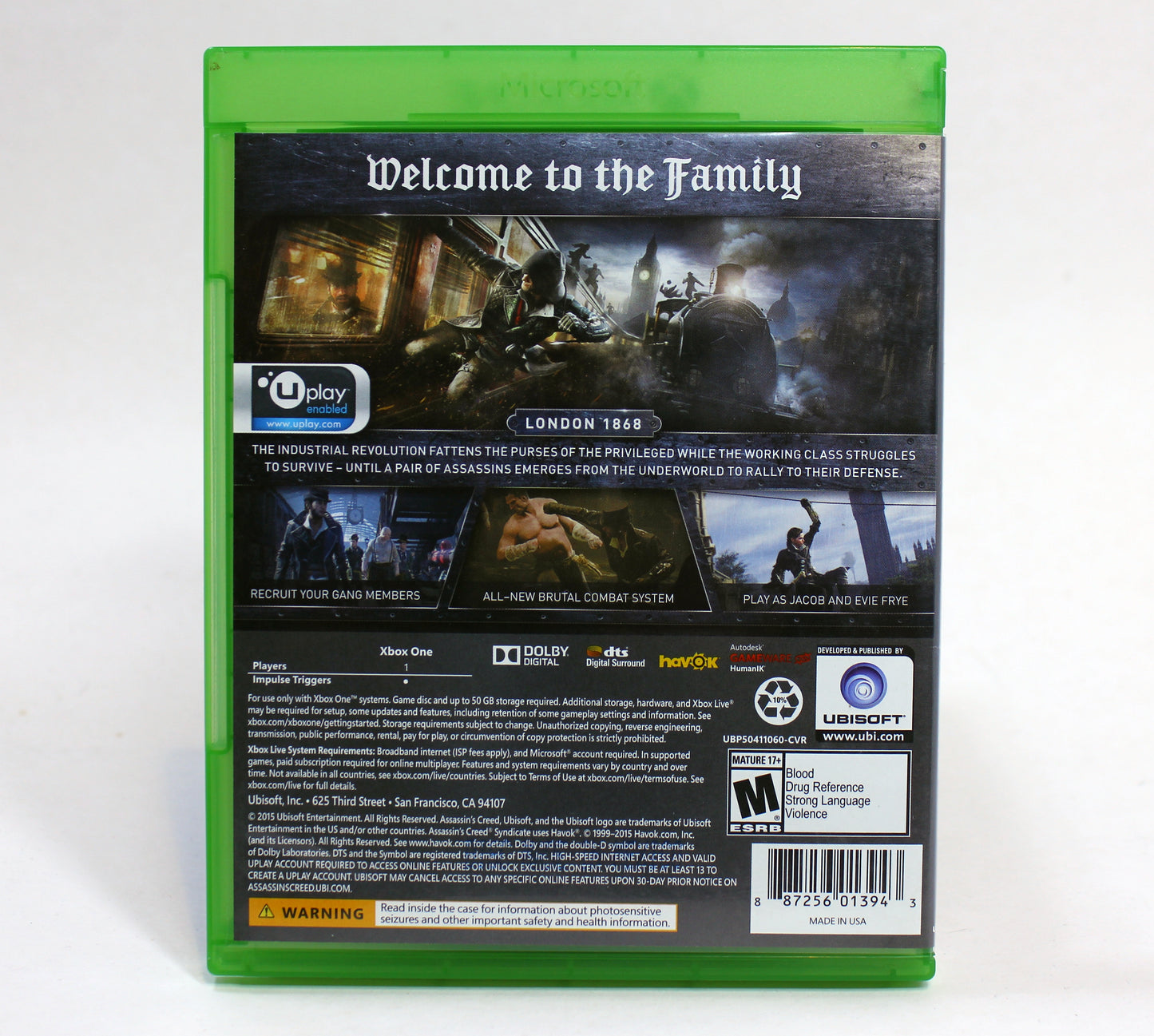 Assassins Creed Syndicate (2015) Xbox One