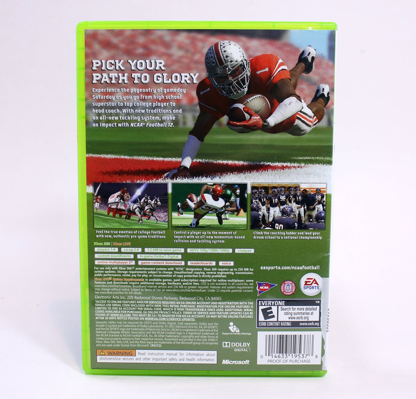 NCAA Football 12 (2011) Xbox 360