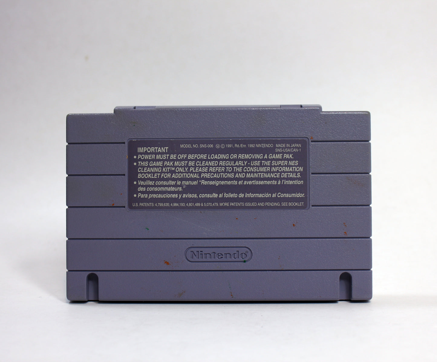 Mortal Kombat II USA Release SNES Cartridge