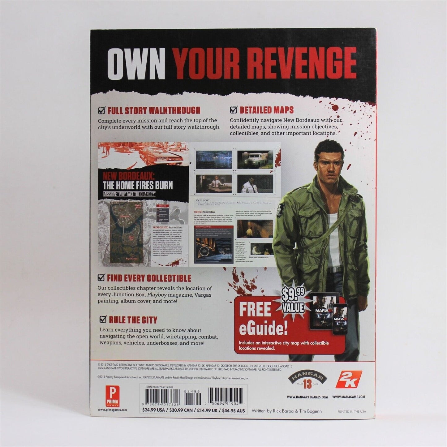 Prima Mafia 3 Official Strategy Guide Covers PS4, Xbox One And PC Pre-Owned
