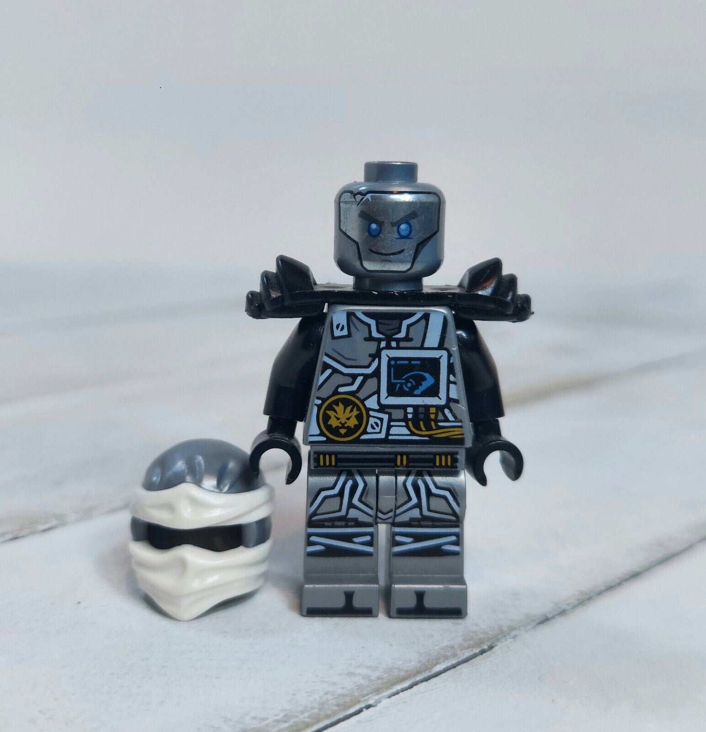 Zane Black Armor Minifigure NJO285-Ninjago 2017 The Hands of Time