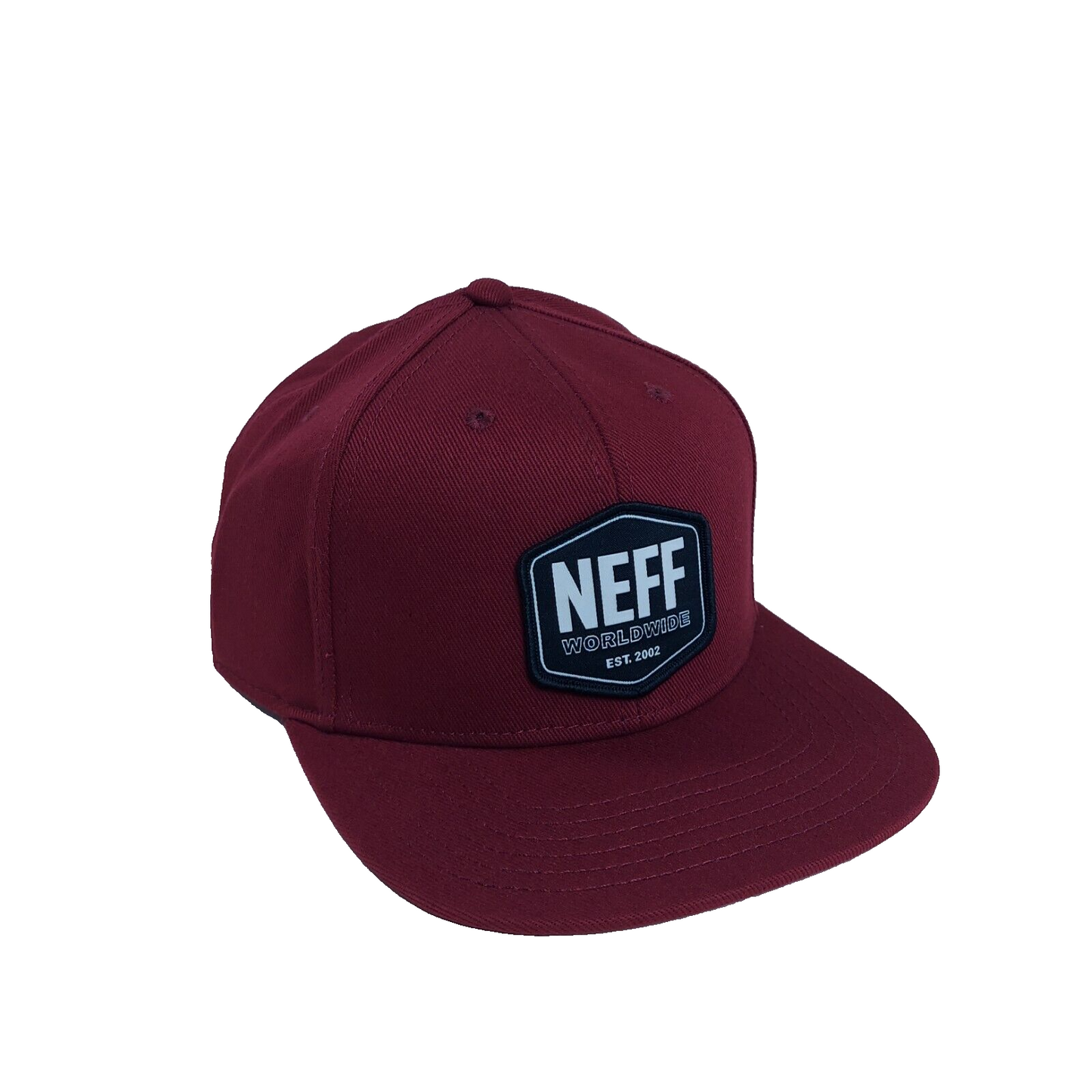 Neff Maroon Patch Snapback Brand New