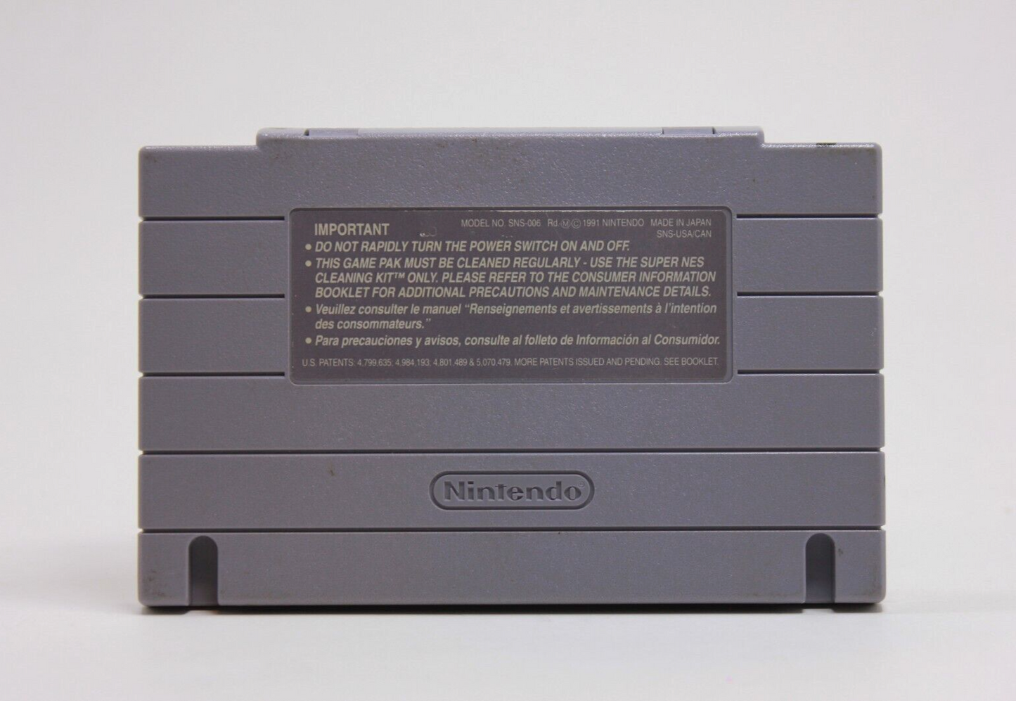 Mario Paint USA Release SNES Cartridge