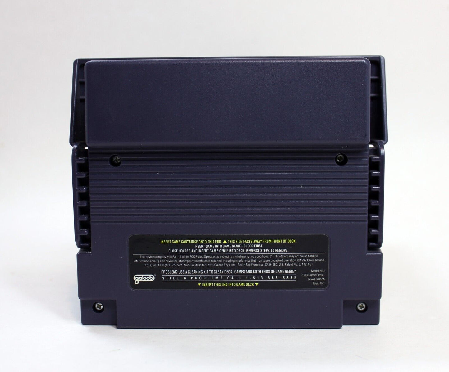 Game Genie Video Game Enhancer - Galoob (SNES, 1992)