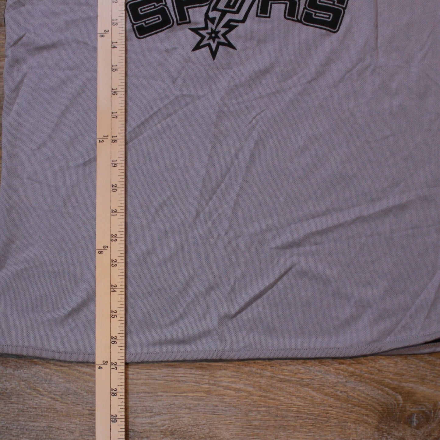 Spurs Youth League Basketball Jersey Reversible Black/Grey Youth Unisex - Small