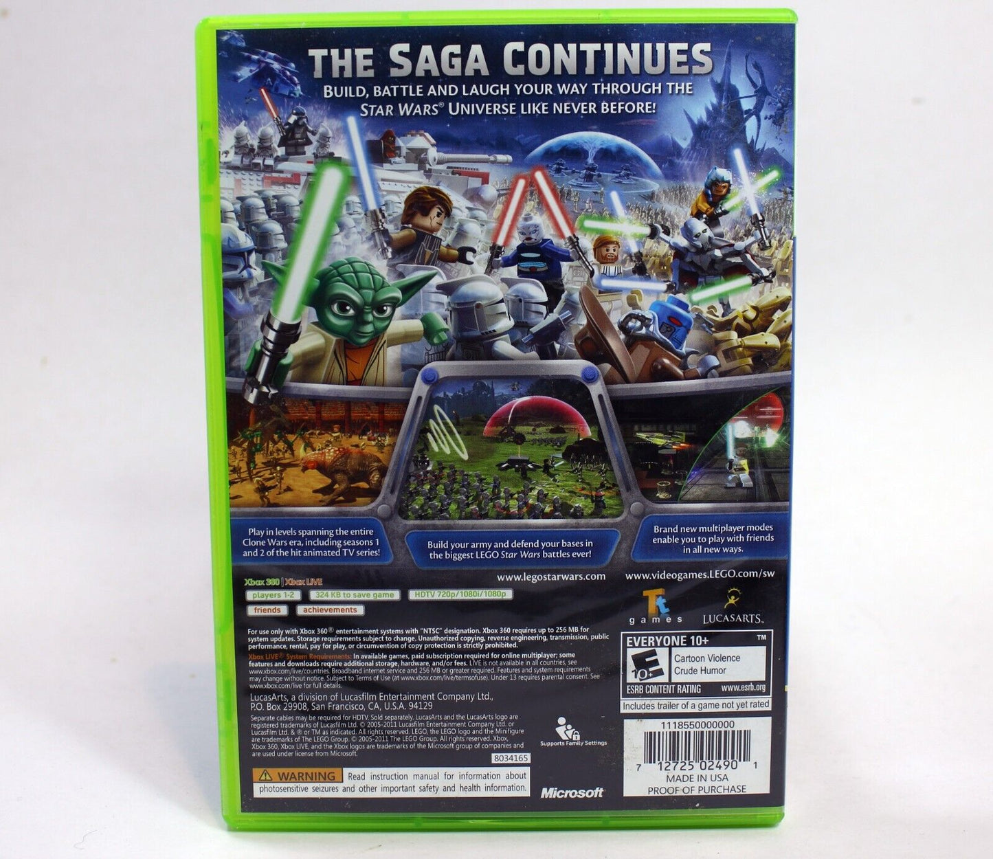 Lego Star Wars III: The Clone Wars (Microsoft Xbox 360 , 2010)