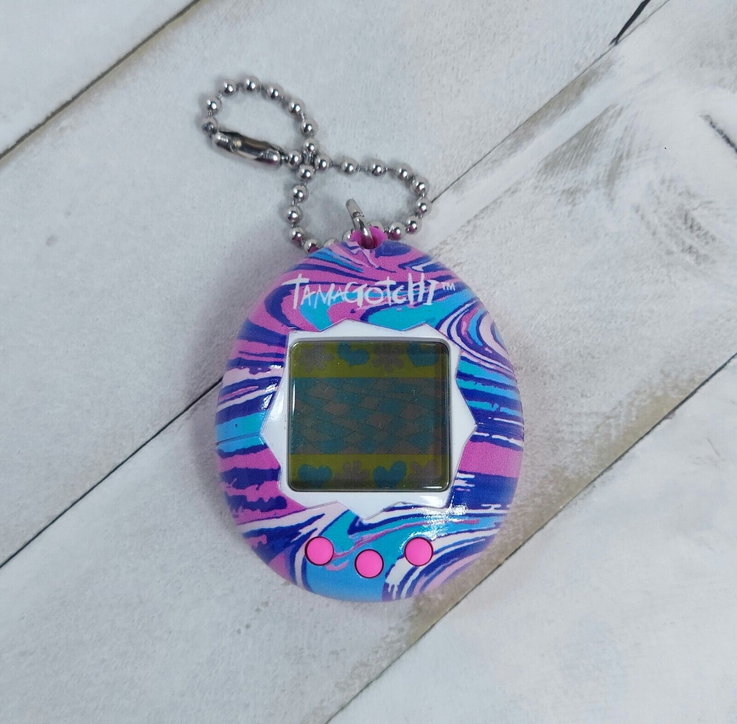 Tamagotchi Gen 2-Pink/Purple Swirl The Original Virtual Reality Pet