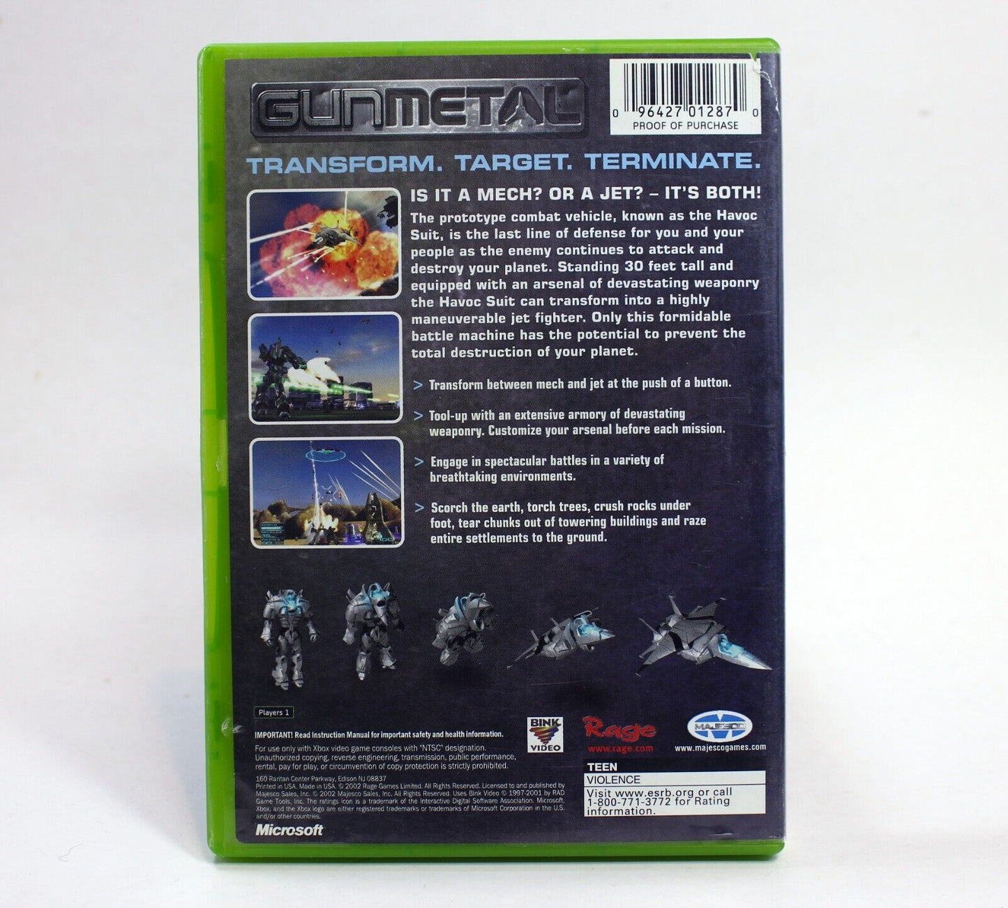 Gun Metal (Microsoft Xbox, 2002)