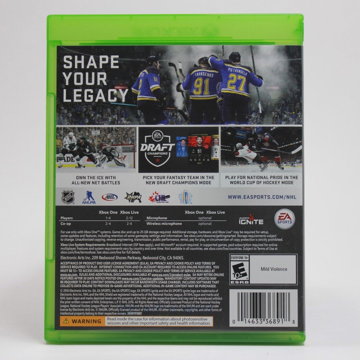 Xbox One NHL 17 Pre-Owned