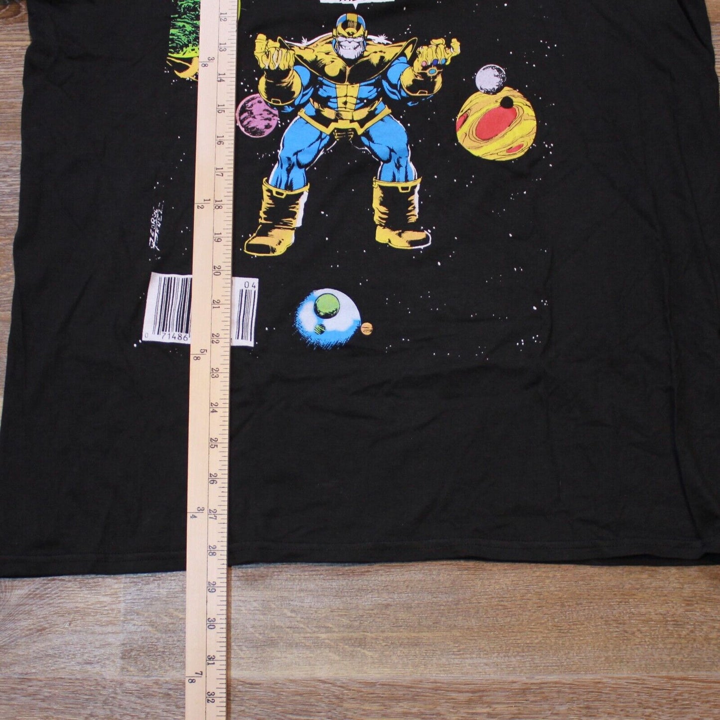 Marvel Comics The Infinity Gauntlet Comic Book Cover Thanos wGlove Men's - Large