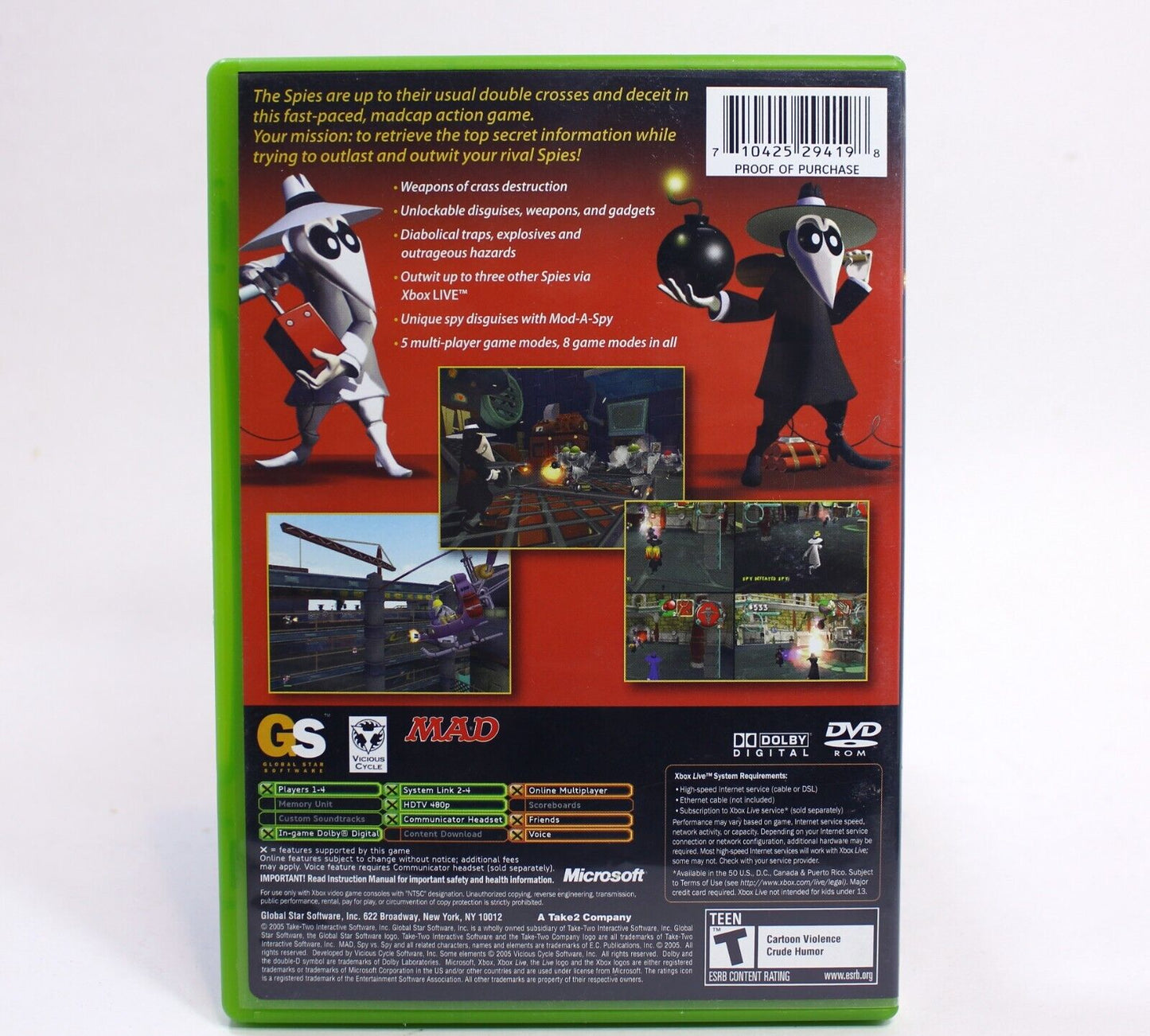 Spy vs Spy (Original Xbox, 2005)