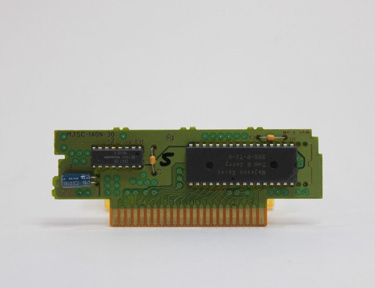 Tom and Jerry USA Release SNES Cartridge