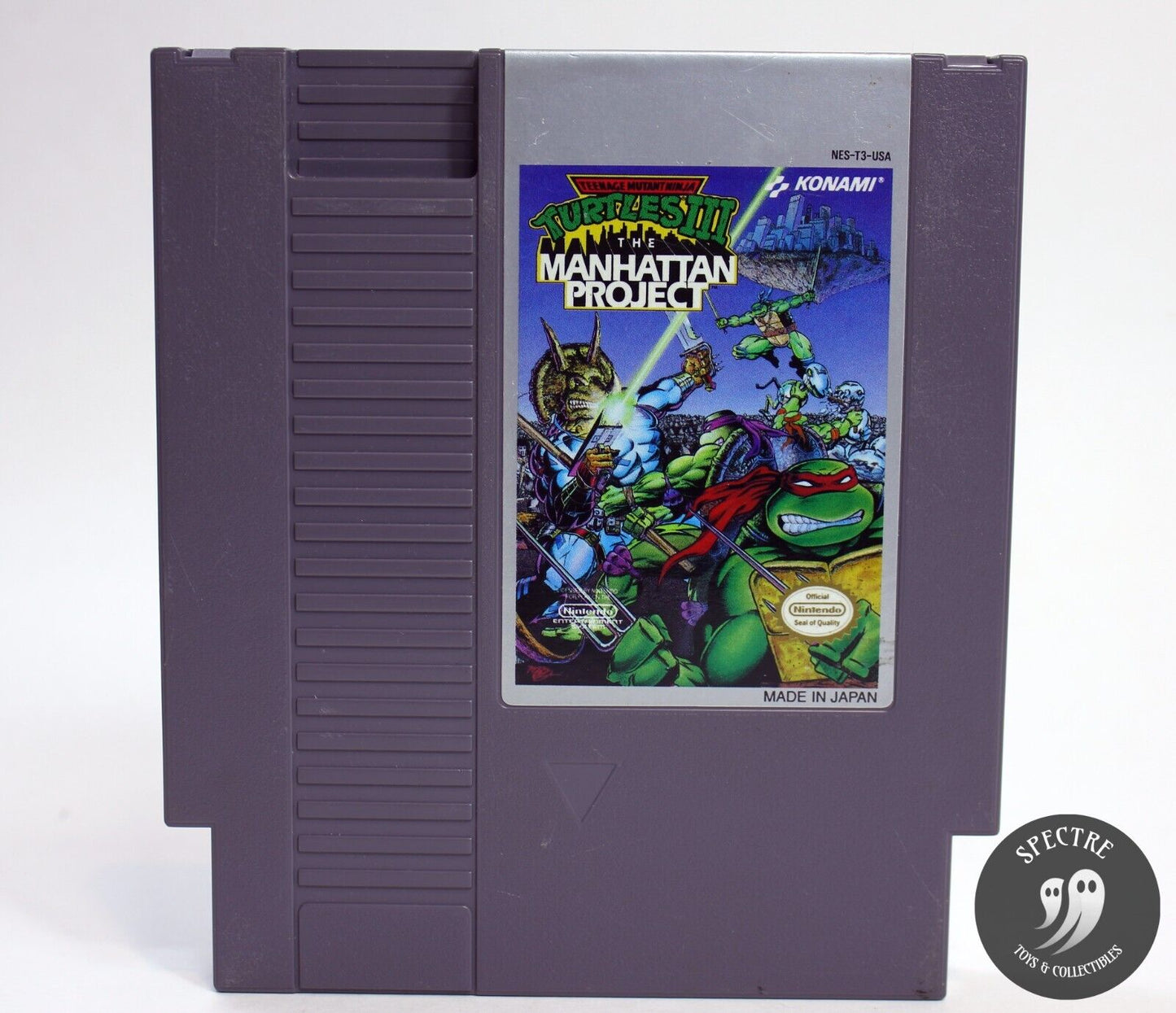 Teenage Mutant Ninja Turtles III The Manhattan Project (NES, 1991) U.S. Release