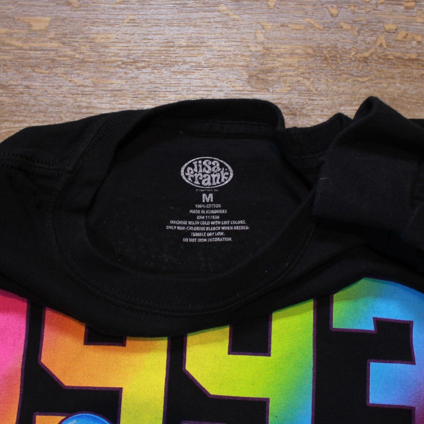 Vintage lisa frank 1993 hip hop bears black long sleeve Women's - Medium