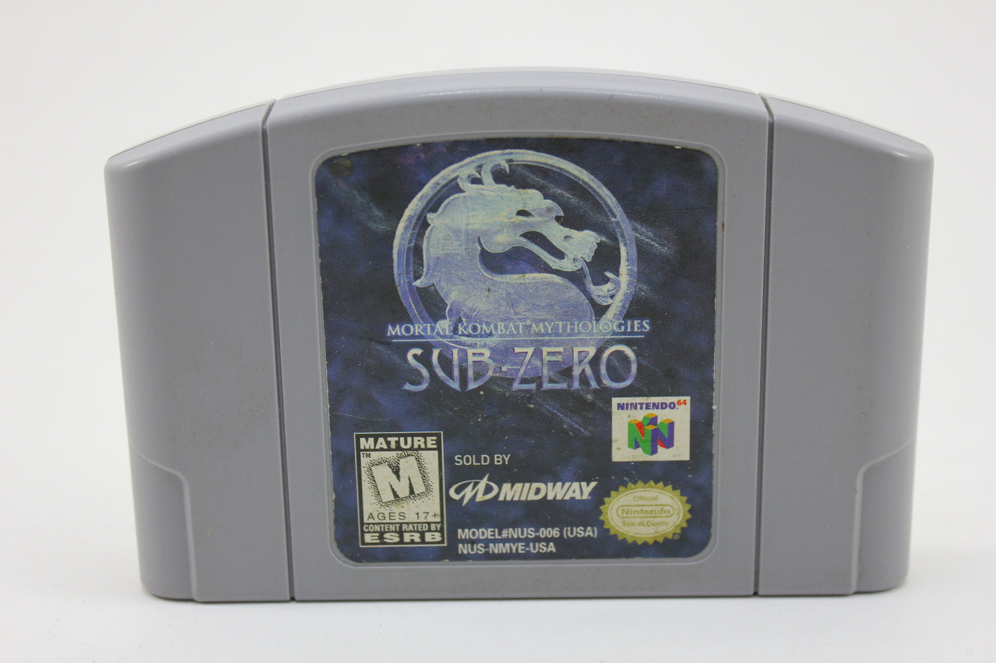 N64 Mortal Kombat Sub Zero